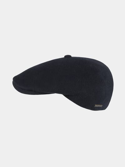 Brave - Kasjmieren flat cap - Marine blauw
