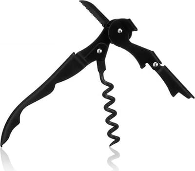 New Age Devi - Kurkentrekker - Wijnkurkentrekker - Barman - Multifunctionele - Bieropener - Kurkentrekker met spiraal - Kelners Mes - Flesopener - Bier Opener - Kelnermes