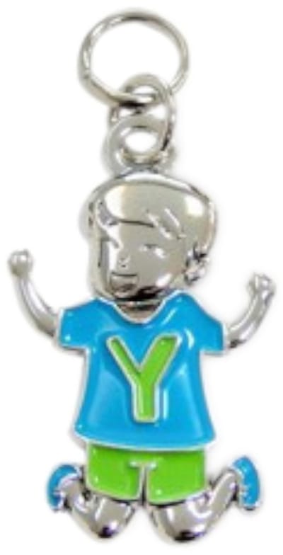 Bedeltje - Y - Jongen - Charms for you