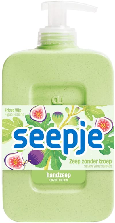 Seepje Handzeep Frisse Vijg - 8 x 300 ml - Voordeelverpakking