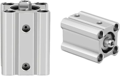 Compacte Cilinder - Dunne Cilinder - Industriële Automatisering - Dubbelwerkend Ontwerp - 32mm Boring 40mm Slag - Metaal
