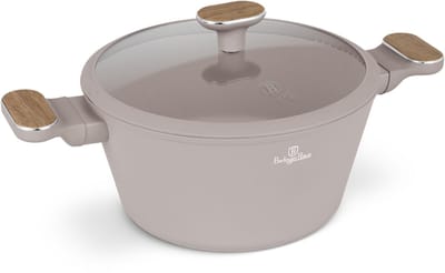 BerlingerHaus Kookpan met Deksel 24cm Taupe Nordic - 4,3L