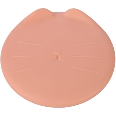 Couvercle de Boîte pour Nourriture pour Animaux Universel TPR 3 en 1 Couvercle de Boîte pour Nourriture pour Chien Chat pour Stockage de Nourriture pour Animaux Gris rose