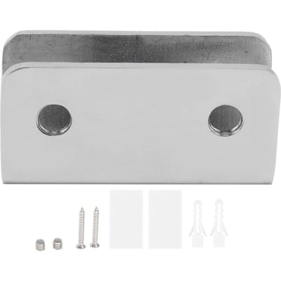 Clip de Fixation de Verre Rectangulaire Acier Inoxydable 304 Support Pince pour 8?Verre de 12 mm