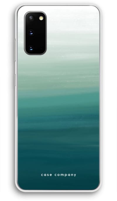 Case Company® - Hoesje geschikt voor Samsung Galaxy S20 hoesje - Ocean - Soft Cover Telefoonhoesje - Bescherming aan alle Kanten en Schermrand