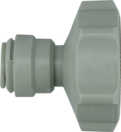 Adapter met 3/4" binnendraad voor 5/16" slangschroefverbinding