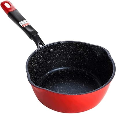 Wokpan Koekenpan - Anti-aanbak pan - Lekker koken - Granieten laag - 24 cm - Zwart