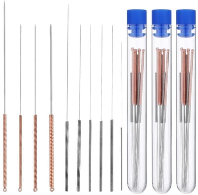3D Printer Nozzle Reinigingsset met 30 Stuks, Reinigingsnaalden van 0.15-1.0 mm en Opbergdoos, Accessoires voor 3D Printen en Onderhoud