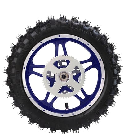 Dailygoods- Achterwiel 2,5-10 inch - Slijtvaste Banden - Velg - Binnenband - Montage - Offroad Motorfietsen - Motorband