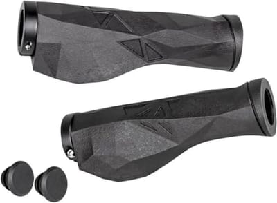 Fiets Handgrepen - Fietshandvatten Stuurgrepen - Comfortabel Fietsen - Ergonomisch Ontwerp - 130 mm - Zwart