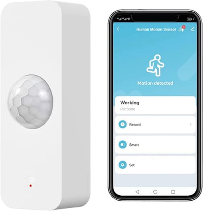 Draadloze WiFi Bewegingssensor voor Thuisveiligheid met Afstandsbediening