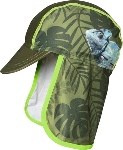 49 cm Playshoes - UV werende zonnepetje voor kinderen - Kameleon