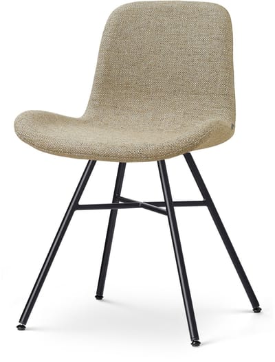 Nolon Noa-Fé Eetkamerstoel taupe melange - zwart onderstel