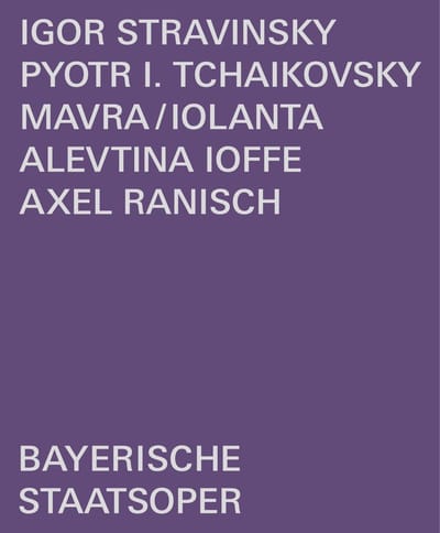 Anna El-Khashem, Bayerisches Staatsorchester - Mavra/Iolanta (Blu-ray)