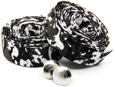 Antislip Racefiets Stuurband voor Mountainbike - Zwart-Wit Camouflage