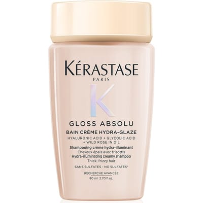 Kérastase Anti Frizz Shampoo Met Glanseffect Voor Dik Pluizig Haar Kérastase - Gloss Absolu Bain Riche Crème Hydra-glaze Anti-frizz Shampoo Met Glanseffect - Voor Dik, Pluizig Haar