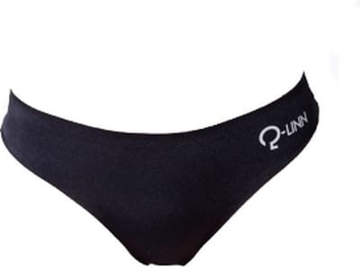 Thong / string, naadloos, zwart, black
