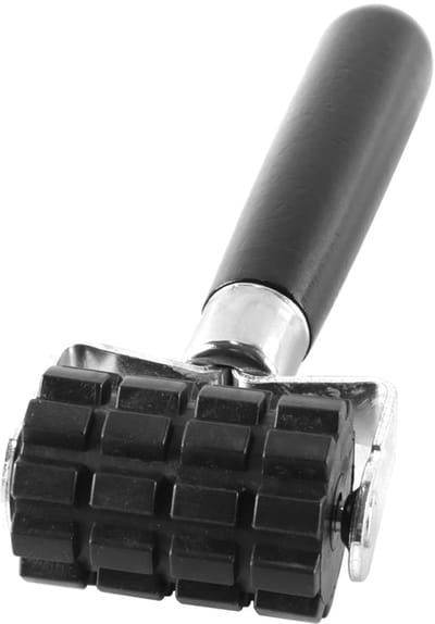 Dailygoods- Aanbrenggereedschap Antislip - Geluiddempende Handroller - Houten Handvat - Rubber Roller - 175 mm - Gebruiksvriendelijk - Geluidsisolatieroller