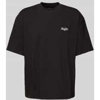 T-shirt met labelprint