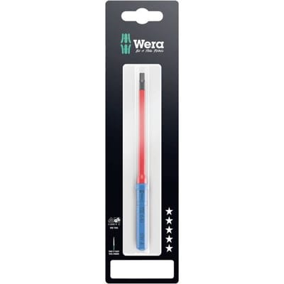 Wera Kraftform Kompakt VDE 64 i 4,0 x 157 mm TIE SB Elektronica Inbus Verwisselbare kling 4.0 mm