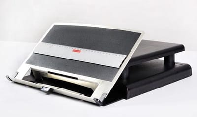 Ergonomique - ErgoCopy Lift - Grijs - Laptop Verhoger - Laptophouder - Documenthouder - Zeer Sterk - Laptop Standaard