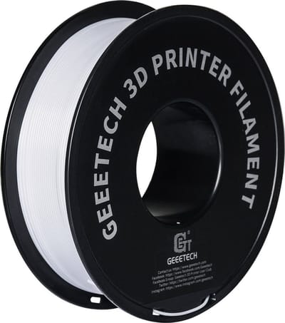 Geeetech PLA Filament Wit 1.75mm – 1KG 3D Printer Filament – Hoge Precisie – Geschikt voor FDM 3D Printers – Sterk & Betrouwbaar