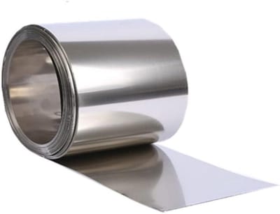 Zinken Plaat - Zinkfolie Metaal - Metaalbewerking Hobby - Hoge Zuiverheid 99.99% - 0.08x100mm - Wit