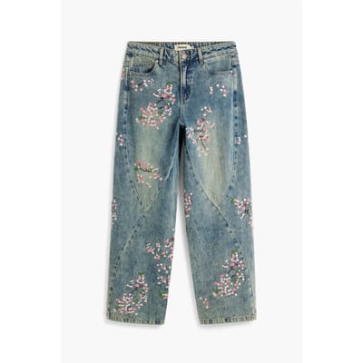 Dames Straight jeans Desigual Flower Japanese