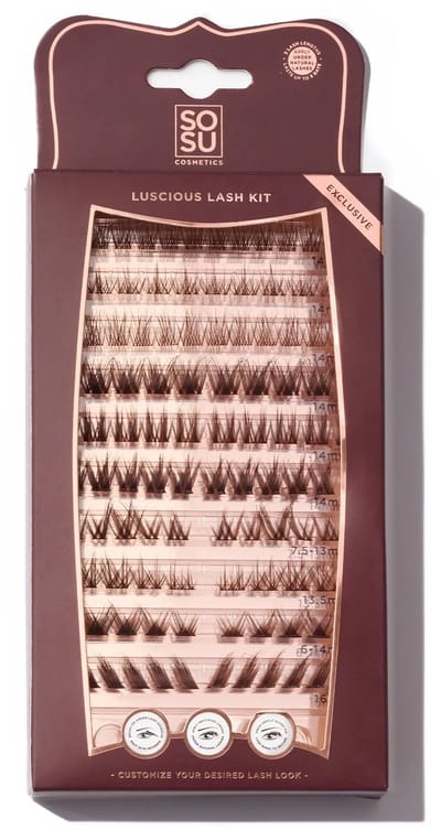 Sosu | Luscious Lash Kit Selection Box - 3 Lash Lengths - 10 Styles - Vegan