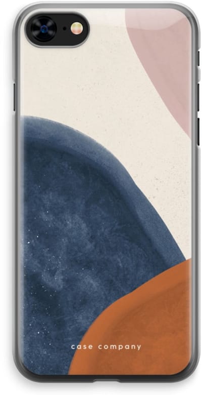 Case Company® - Hoesje geschikt voor iPhone 8 hoesje - Geo #1 - Soft Cover Telefoonhoesje - Bescherming aan alle Kanten en Schermrand
