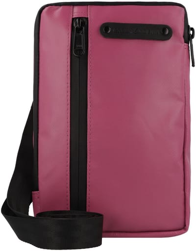 Greenburry Upcycled Tarpaulin Mini tas Schoudertas 14 cm - Dames - fuchsia
