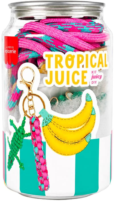 La Petite Epicerie Pshiiit Blikjesset - Tropisch Sap Bag Charms | Creatieve | Hobbyset | creatief startpakket | kinderen en volwassenen