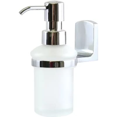 Spirella TAKU Zeepdispenser – Wandzeephouder met Zeeppomp voor Badkamer – Vaste Zeephouder voor Zeep, Lotion en Desinfectiemiddel
