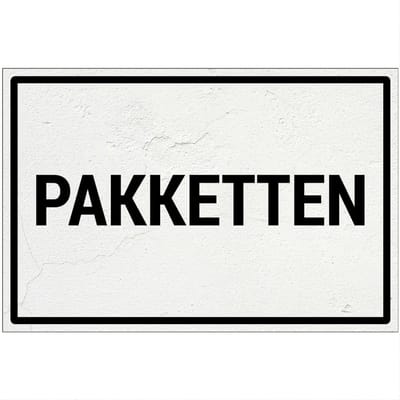 Pakketten bord | Forex Re materiaal | 18 x 12 cm