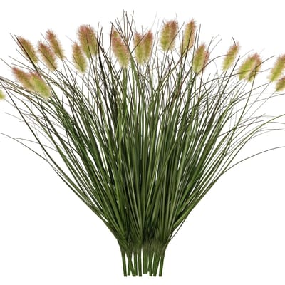 Levensecht Kunstgras Nep Tarwegras Lisdodde voor Buitendecoratie, Perfect voor Huis, Tuin en Aarddag Vieringen 10PCS