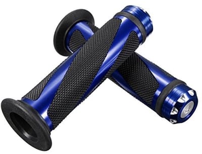 Dailygoods- Handgrepen Aluminium - Antislip Gel-Rubber - Eenvoudig te Monteren - Geschikt voor Motorfiets/ATV - Stijlvol Design - Hoogwaardige Kwaliteit - Motorhandgrepen