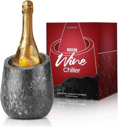 Marmeren Wijnkoeler - Champagne Cooler en Flessenhouder voor Thuis en Feesten