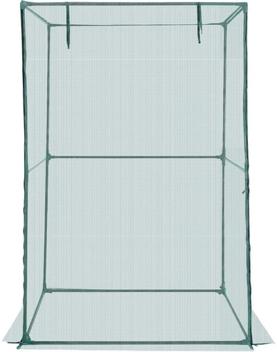 Gewaskooi, 1,2 x 1,2 x 1,8 m plantbeschermingstent met ritssluiting, duurzaam en windbestendig ontwerp, eenvoudige montage, afdekking voor verhoogde buitenbedden, beschermend net voor tuinplanten