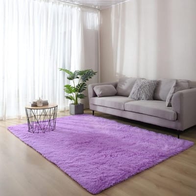 Tapis gris teinture par nouage, doux, en peluche, pour salon, chambre à coucher, tapis de sol antidérapant, chambre à coucher, tapis à Absorption d'eau 40x60cm