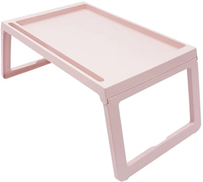 Laptoptafel / ontbijtblad – Voor gebruik in bed, op de bank of als serveerblad – 4-delig met opklapbare poten, geen montage nodig – Kunststof – Kleur: standaard – (geen inch/omrekenwaarde opgegeven)
