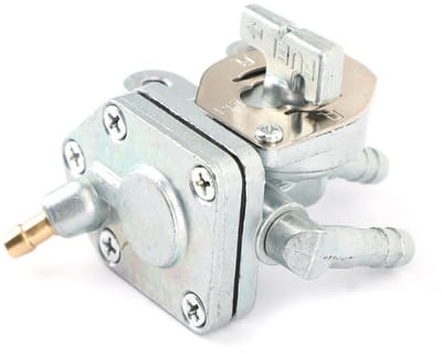 Dailygoods - Brandstofschakelaar - Gas Aan-/uitschakelaar - Hoogwaardige kwaliteit - Zinklegering - Geschikt voor Yamaha XV125 XV250 - Brandstofventiel