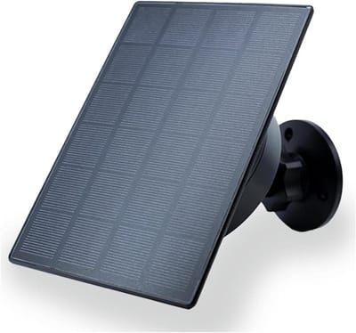 Zonnepaneel Set - Zonnelader Trailcamera - Camera Voeden - Instelbare Spanning - 5200mAh Batterij - Zwart