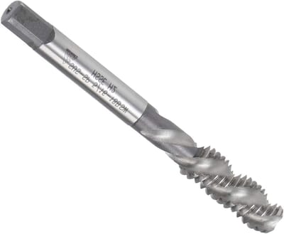 5/16"-18 BSW Spiral Flute Draad Tap voor Machine Schroeefdraad, HSS Kobalt, H2 Tolerantie, Ongecoat, Geschikt voor Precisie Bewerking