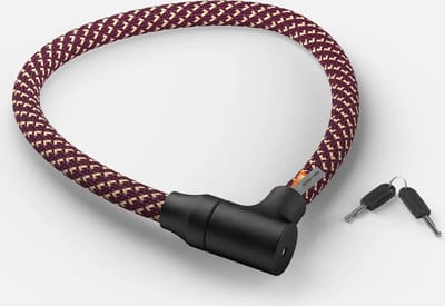 Tex-lock Orbit Kabelslot chateau rood 100cm