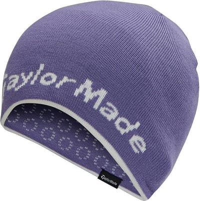 TaylorMade Reversable Ladies Beanie - Paars Wit