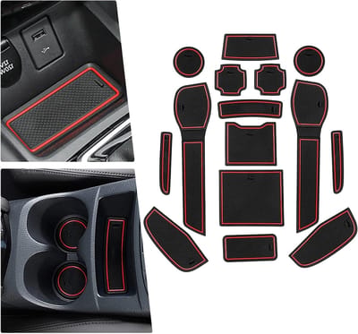 Rubbermatten voor Nissan Qashqai J11 (2019-2021) - Antislip, Bescherming, 15-delige Set met Cupin Inserts en Console Mat