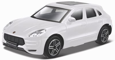 Bburago Porsche Macan - Modelauto - Schaal 1:43 - Wit