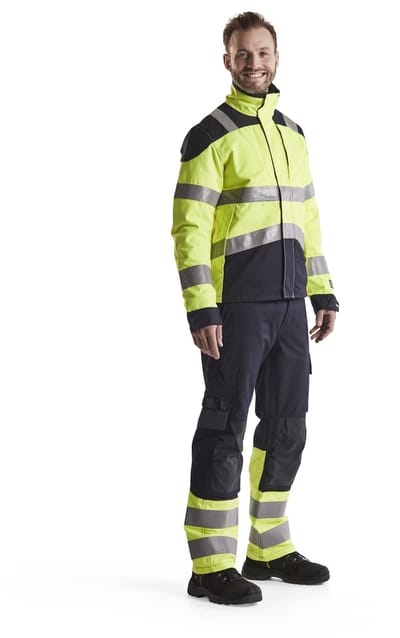 Blaklader Multinorm werkbroek Inherent 1488-1512 - Marine/High Vis Geel - C146