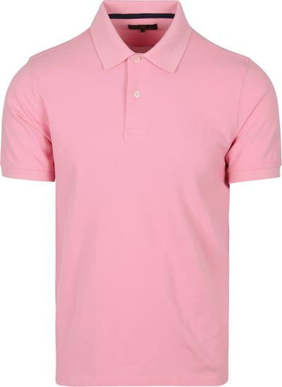 Steppin' Out Polo Piqué Classic Roze - Maat M - Heren - Polo shirt Heren met Korte mouw