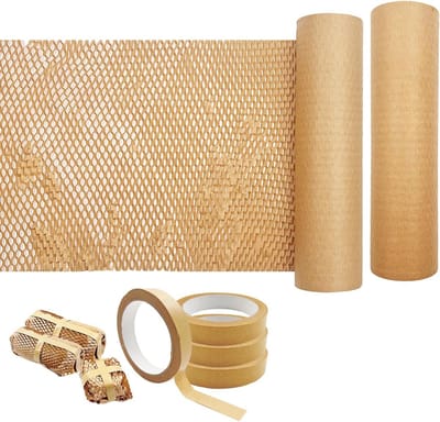Honeycomb Verpakkingspapier voor Verhuizing, Duurzaam en Milieuvriendelijk, Perfect voor Bescherming en Opslag